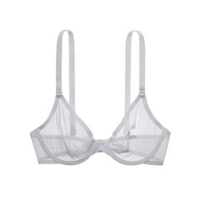 Cuup the plunge mesh bra 38G in gray